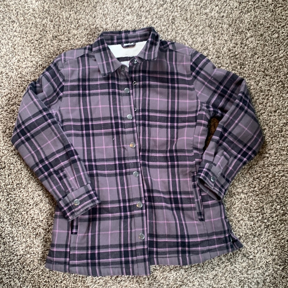 Gander mountain guide series Women’s medium sherpa plaid lined jacket